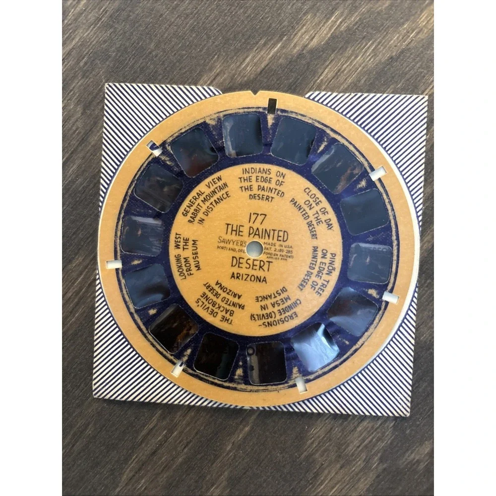 Lot Of 10 Vintage Sawyer's View Master Reels, 7 More Wonders Of The World